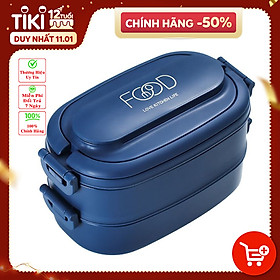 Mua Cặp Lồng Cơm 2 Tầng Giữ Nhiệt – Hộp Đựng Cơm Cao Cấp Văn Phòng Đựng Thức Ăn Chính Hãng miDoctor