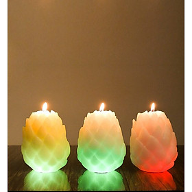 Mua  3 màu  Nến thơm Atiso đổi màu đèn LED LED5296
