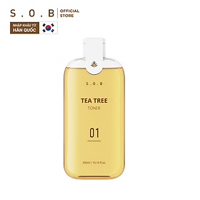 Toner cấp ẩm sáng da ngừa mụn S.O.B Tea Tree Toner