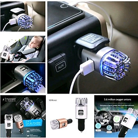 Mua TẨU SẠC ĐIÊN THOAI LỘC KHÔNG KHÍ KHỬ MÙI DIỆT KHUẨN TRÊN Ô TÔ