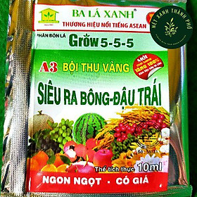 Mua Phân Bón Lá Siêu Ra Bông Đậu Trái - Ba lá Xanh  tạo mầm hoa cực mạnh
