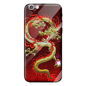 Ốp kính cường lực cho iPhone 6s nền rồng 1 - Hàng chính hãng