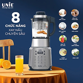Mua  Hàng chính hãng  Máy làm sữa hạt Unie V9S - 8 chương trình nấu chuyên sâu đã được lập trình sẵn - sở hữu công nghệ sấy khô khử khuẩn - Nắp chống trào thông minh thế hệ mới