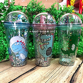 Mua  MỚI  Bình Nước Khủng Long Phủ Kim Tuyến 3D Cực Dễ Thương. Chuyên phục vụ Sp Gia dụng  Khuôn làm bánh  Dụng cụ học Sinh 