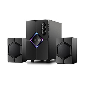 Mua Loa vi tính 2.1 kiêm Bluetooth USB thẻ nhớ Bosston T1800-BT 40W led RGB 7 màu  dùng nguồn 220V (Đen) - Hàng Chính Hãng