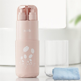 Hộp đựng dụng vụ vệ sinh cá nhân & mỹ phẩm du lịch (kèm khăn mặt sợi tre) - Travel kit Etravel