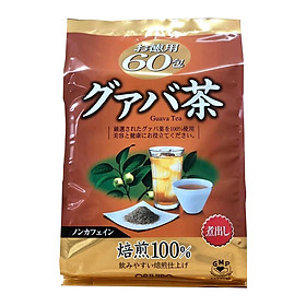 Trà ổi giảm cân Orihiro Nhật Bản (60 gói) tặng gói trà sữa Matcha Macca (Asobu)