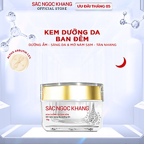 Hình ảnh Kem dưỡng ban đêm Sắc Ngọc Khang dưỡng sáng và mờ thâm nám 10g