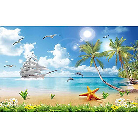 Mua (Tranh treo tường) tranh phong thủy thuận buồm xuôi gió  ra khơi TT02