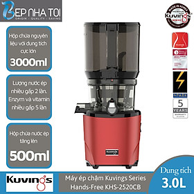 Mua Máy ép chậm Kuvings Series Hands-Free KHS-2520CB  3.0L  - Màu Đỏ - Hàng chính hãng