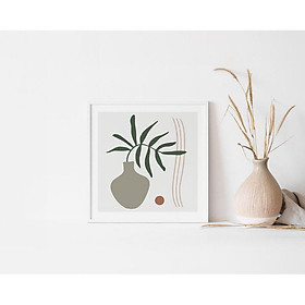 Mua tranh tĩnh vật tone trắng  tranh canvas chống ẩm