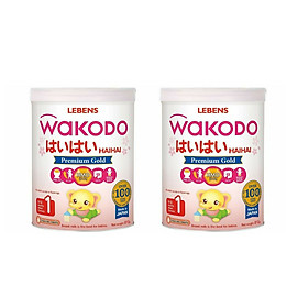 Bộ 2 Lon Sữa Bột Wakodo HaiHai Số 1 - 830g