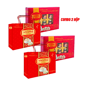 Combo 2 hộp Nước Yến Sào win'sNest Đường Phèn ( 6 Lọ * 70 ml / Hộp) kèm túi xách