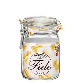 Mua Hũ thủy tinh nắp cài Bormioli Rocco Fido 1L – Kín hơi  bảo quản thực phẩm cao cấp Ý