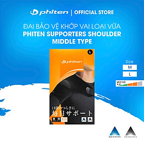 Đai cố định khớp vai loại vừa Phiten Supporter Shoulder Middle Type AP178004/AP178005