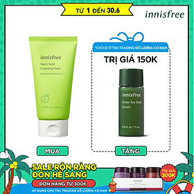 Sữa rửa mặt làm sạch sâu Innisfree Apple Seed Soft Cleansing Foam 131171066 (150g)