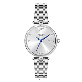 ĐỒNG HỒ TOPHILL TE063L.M1657 Đồng hồ nữ Thụy Sĩ, kính sapphire, vỏ thép 316L