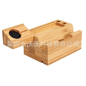 Mới Đế Sạc USB Lai Ren Điện Thoại Di Động Gỗ Tre Sạc Điện Amazon AliExpress Phong Cách Vụ Nổ Sáng Tạo Giá Đỡ