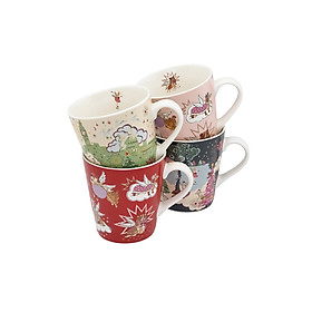 Bộ 4 ly/Set of 4 Mini Stanley Mugs - Christmas - Cream