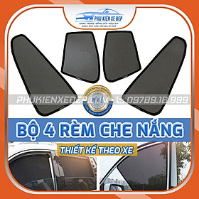 COMBO 4 RÈM CHẮN NẮNG THEO XE CAO CẤP - HÀNG LOẠI 1 VIỆT NAM SẢN XUẤT - Innova 2016-2019