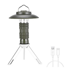 LED Camping Lantern Lamp Outdoor Light Detachable Tripod Portable for Hiking