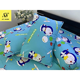 Drap Giường Ga Giường Cotton Thắng Lợi Mẫu Mới Mát Mềm Mịn Đẹp Vượt Thời Gian - Mẫu Doraemon - AT HOME