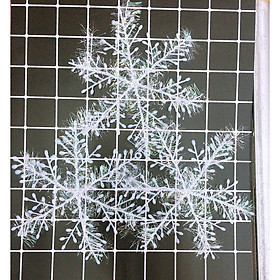 Combo 9 bông tuyết trang trí Giáng Sinh Noel đường kính 16cm