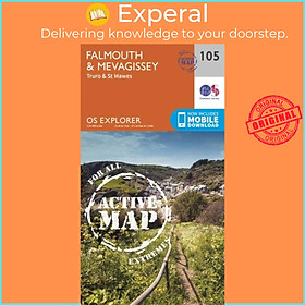 Sách - Falmouth and Mevagissey, Truro and St Mawes by Ordnance Survey (UK edition, paperback)