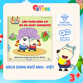 Sách Wolfoo Song ngữ - Cẩn Thận Bình Xịt