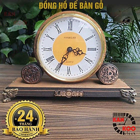 Mua Đồng hồ để bàn KANKOO gỗ  điểm nhạc chuông cổ 3 bài nhạc   phiên bản HOÀI CỔ  bảo hành 24 tháng