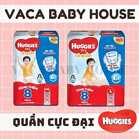 Tã Quần Huggies Pant Super Jumbo M74/L68/Xl62/Xxl56