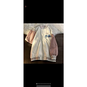 ÁO KHOÁC NỈ BÓNG CHÀY PHONG CÁCH BOMBER THỜI TRANG HOTTREND - GENZ HÀN QUỐC CỰC CHẤT