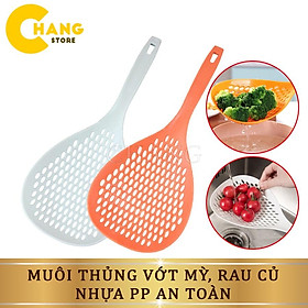 Vá Vớt Mì, Thìa Lỗ, Muôi Vớt Đồ Ăn, Rau Củ Dùng Trong Nhà Bếp Chất Liệu Nhựa An Toàn Sức Khỏe