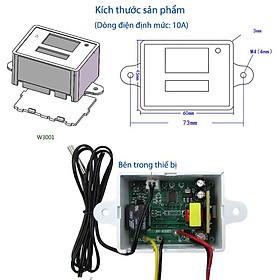 Mua CÔNG TẮC CẢM BIẾN NHIỆT ĐỘ XH-W3001 220V bộ điều khiển nhiệt độ