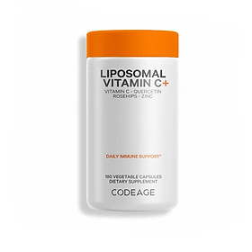 Viên Uống Vitamin C Chống Oxy Hóa, Tăng Cường Miễn Dịch Codeage Liposomal Vitamin C (180 Viên)