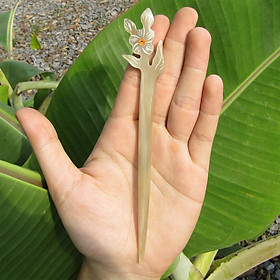 Trâm Sừng Cài Tóc TOKDODO Đục Khắc Tinh Sảo