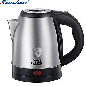 Mua Ấm siêu tốc mini pha trà Ladomax HA-812 dung tích 1.2L  thân ấm bằng inox 304 không gỉ  tự ngắt an toàn khi hết nước - Hàng chính hãng