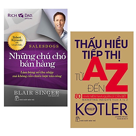 Hình ảnh Combo 2 Cuốn Sách Kinh Tế Hấp Dẫn : Những Chú Chó Bán Hàng + Thấu Hiểu Tiếp Thị Từ A Đến Z - 80 Khái Niệm Nhà Quản Lý Cần Biết (Tặng kèm Bookmark Happy Life /Cuốn Sách Truyền Cảm Hứng Cho Các Doanh Nhân )