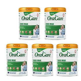 Combo 5 lon Sữa OraCare CANXI MAX lon 900g - Sữa dinh dưỡng cho người thiếu hụt canxi