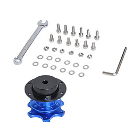 Steering Wheel Quick Release Snap off Hub Adapter with Alloy Wrench