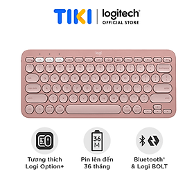Bàn phím Bluetooth đa thiết bị Logitech Pebble Keys 2 K380s - Hàng chính hãng