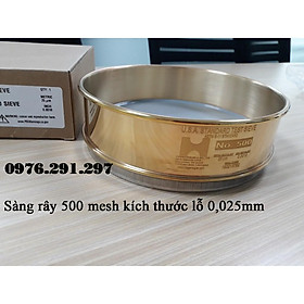 Mua Sàn rây độ mịn lỗ 0 025mm - 500mesh - Tyler Mỹ