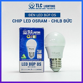 Hình ảnh Đèn LED Búp OS 3W, 6W, 8W, 10W, 13W TLC Lighting - Chiếu Sáng Nhà Ở, Chiếu Sáng Văn Phòng, Công Sở - Tiết kiệm điện năng - Hàng chính hãng