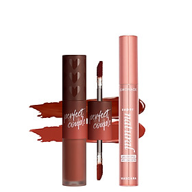 Combo Lemonade Son Perfect Couple Lip Fashionistar 8g và Chuốt mi SuperNatural Mascara 7.5g