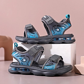 Giày Sandal quai hậu cho bé, giày thể thao siêu nhẹ, êm nhẹ chống trơn  – GSD9143 - 32 - xanh