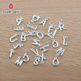 Charm treo 26 chữ cái - Ngọc Quý Gemstones