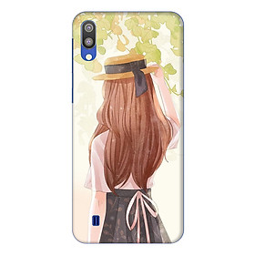 Ốp lưng dành cho điện thoại Samsung Galaxy M10 hình Phía Sua Một Cô Gái - Hàng chính hãng