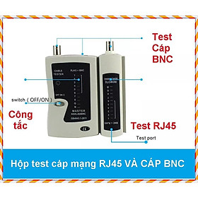 Mua Hộp test dây mạng RJ45 Cáp BNC đồng trục cho kỹ thuật IT