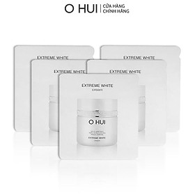 Combo 5 gói Kem dưỡng trắng OHUI Extreme White 1ml/gói Gimmick