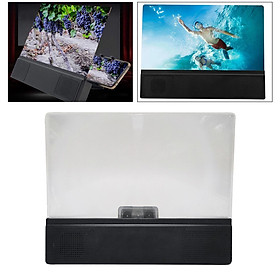 12 inch Mobile Phone Curved Screen Magnifier 3D HD Video Amplifier for Video